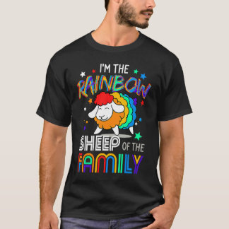Camiseta I'm The Rainbow Gay Sheep Of The Family Gay Pride