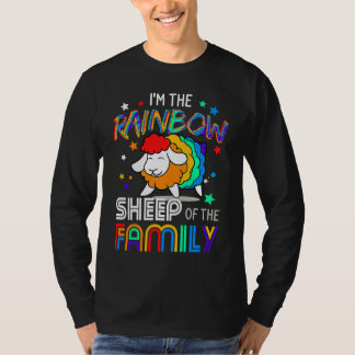Camiseta I'm The Rainbow Gay Sheep Of The Family Gay Pride