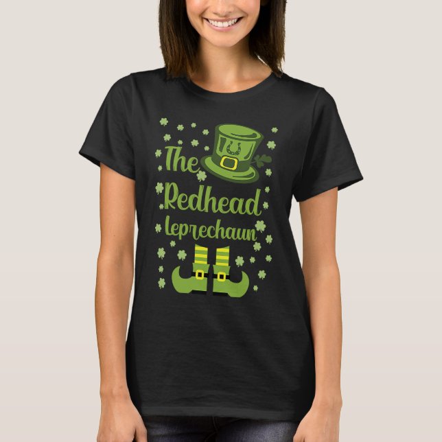 Camiseta I'm The Redhead Leprechaun Group Matching St Patri (Frente)