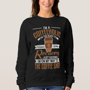 Camiseta Im Um Compro De Café Com Bebendo De Café