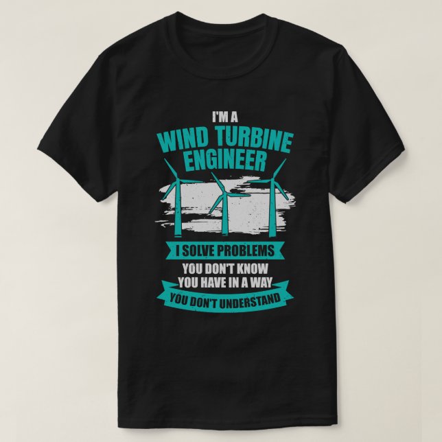 Camiseta Im Um Presente De Engenharia De Engenheiro De Turb (Frente do Design)