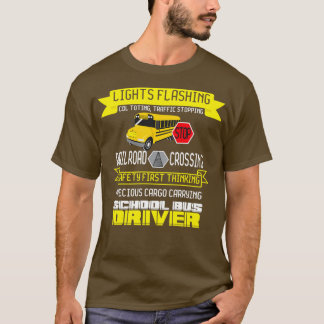 Camiseta Im Um Presente De Motorista De Ônibus Escolar