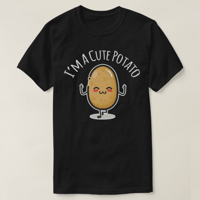 Camiseta Im Uma Batata De Batata De Batata (Frente do Design)