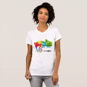 Camiseta I'm Unique Chameleon Feminina - Vibrante