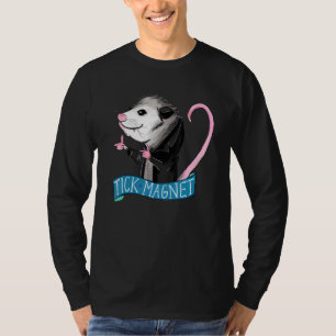 Camiseta Ímã de Carrapato Gambá Para Homem Mulher