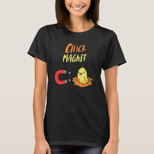 Camiseta Ímã de Frango Galinha Pintinho