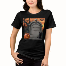 "Ima Kadaver" Humor de Headstone de Halloween