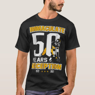 Camiseta Imaculada 50 anos de recepção Pittsburgh Men Boy W