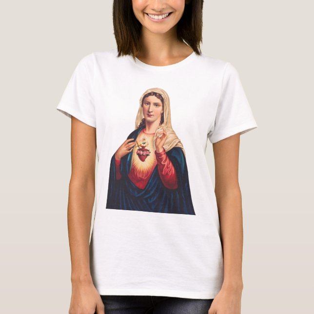 Camiseta Imaculado Coração da Virgem Maria (Frente)