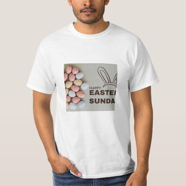Camiseta Imagem agradável do domingo de Páscoa (Frente)