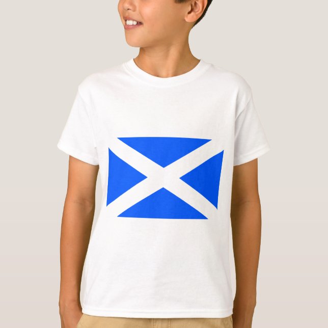 Camiseta Imagem clássica da bandeira do saltire (Frente)