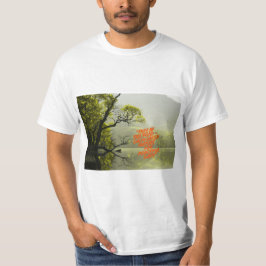 Camiseta Imagem da Floresta à Beira do Rio - Natureza Cênic