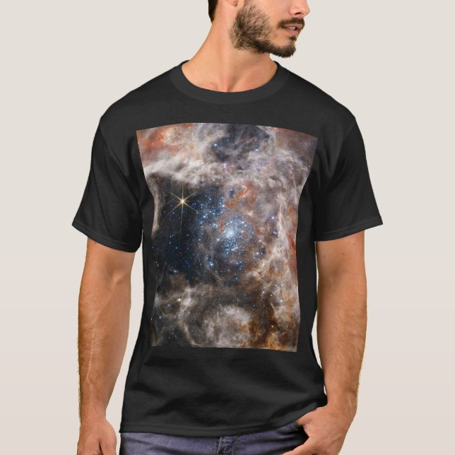 Camiseta Imagem da Nebula Tarantula do JWST (Frente)