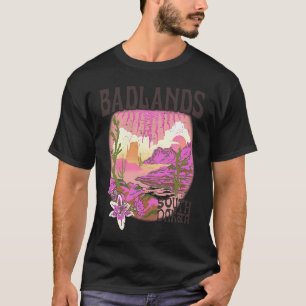Camiseta Imagem da Paisagem do Parque Nacional Badlands Dak