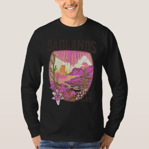 Camiseta Imagem da Paisagem do Parque Nacional Badlands Dak