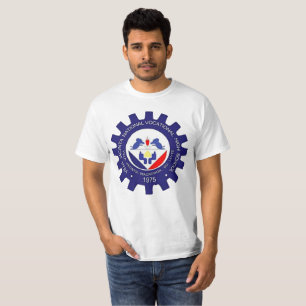 Camiseta Imagem da parte dianteira da reunião de segundo