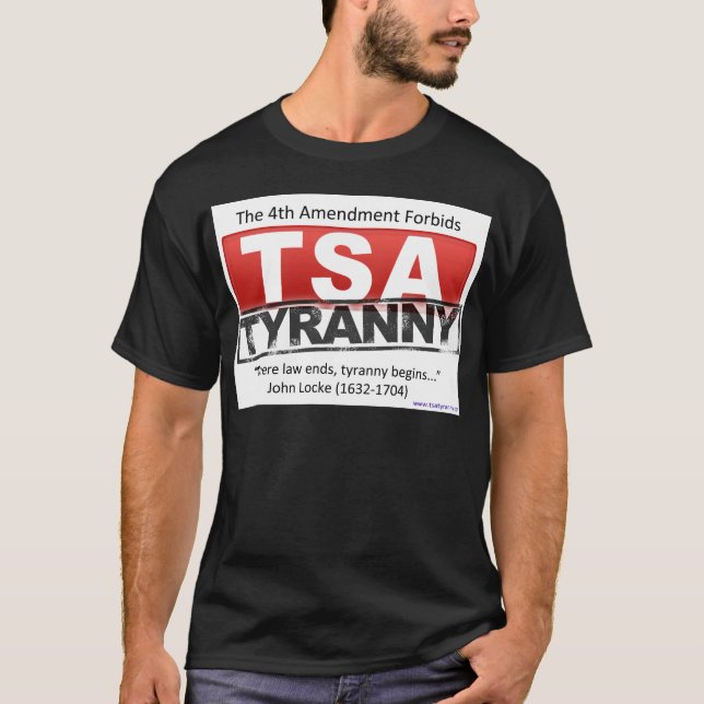 Camiseta Imagem da tirania de Zazzle TSA (Frente)
