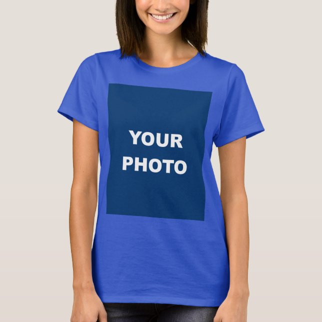 Camiseta Imagem de adição de imagem em profundidade com log (Frente)