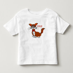 Camiseta Imagem de Cat Impressa T Shirt