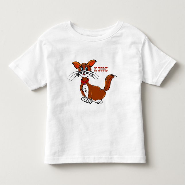 Camiseta Imagem de Cat Impressa T Shirt (Frente)