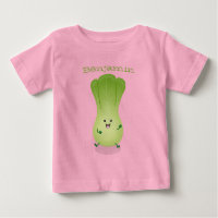 Imagem de desenho animado bonito de "baby bok choy