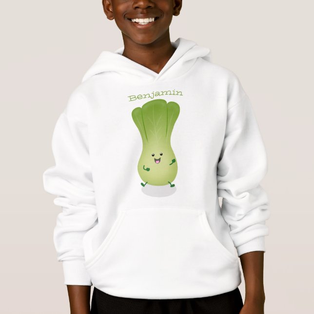 Camiseta Imagem de desenho animado bonito de "baby bok choy (Frente)