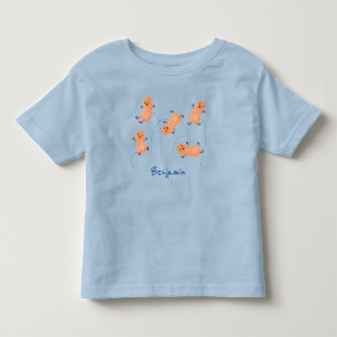 Camiseta Imagem de desenho animado de amendoins de salto fe