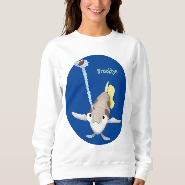 Camiseta Imagem de desenho animado de Arquerfish em Cute (Frente)