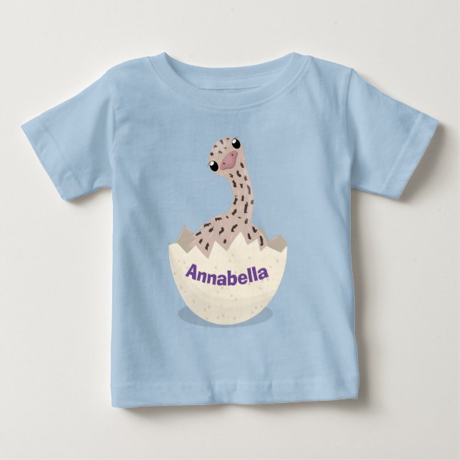 Camiseta Imagem de desenho animado de biberão (Frente)
