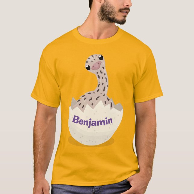 Camiseta Imagem de desenho animado de biberão (Frente)