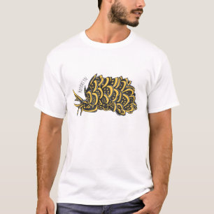 Camiseta Imagem de desenho animado de lesmas do mar folhead