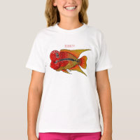 Imagem de desenho animado de peixes-cichlid-Flor