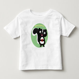 Camiseta Imagem de desenho animado de tronco feliz e bonito