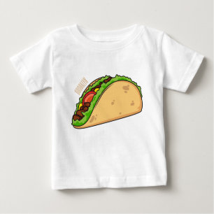 Camiseta Imagem de desenho animado do Taco
