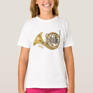 Camiseta Imagem de desenho animado francês