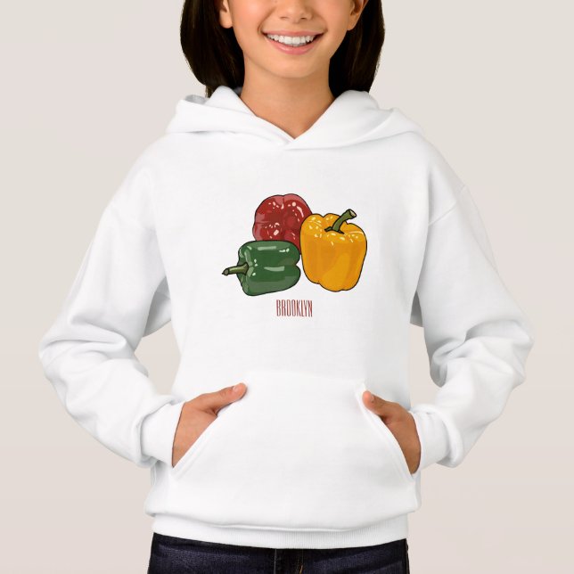 Camiseta Imagem de desenho em Capsicum (Frente)