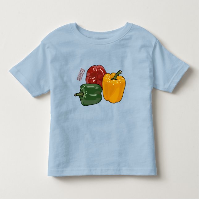 Camiseta Imagem de desenho em Capsicum (Frente)