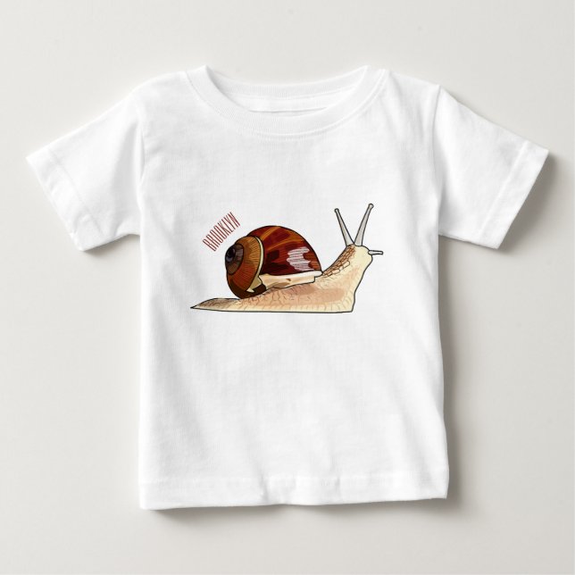 Camiseta Imagem de desenho em caracol (Frente)