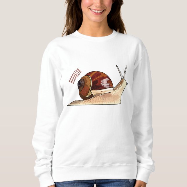 Camiseta Imagem de desenho em caracol (Frente)