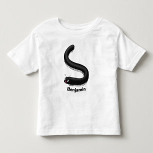 Camiseta Imagem de desenho em forma de milipede