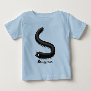 Camiseta Imagem de desenho em forma de milipede