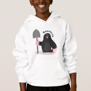 Camiseta Imagem de desenhos animados alegres e bonitos
