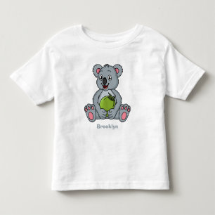 Camiseta Imagem de desenhos em coala e coco