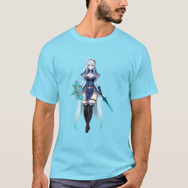 Camiseta Imagem de Gelo Anime (Frente)