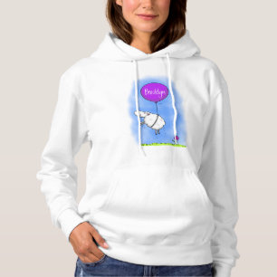 Camiseta Imagem de humor de desenho animado de balão de ov