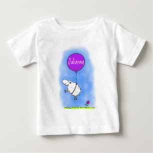 Camiseta Imagem de humor de desenho animado de balão de ov