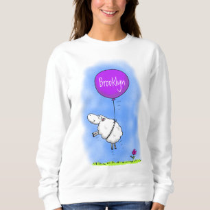 Camiseta Imagem de humor de desenho animado de balão de ove