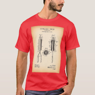 Camiseta Imagem de patente da safra de ferro curativo