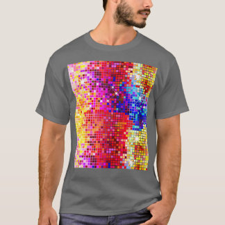 Camiseta Imagem de Sequências Metálicas Coloridas OlharBola