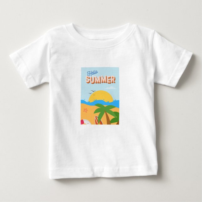 Camiseta imagem de verão fantástica (Frente)